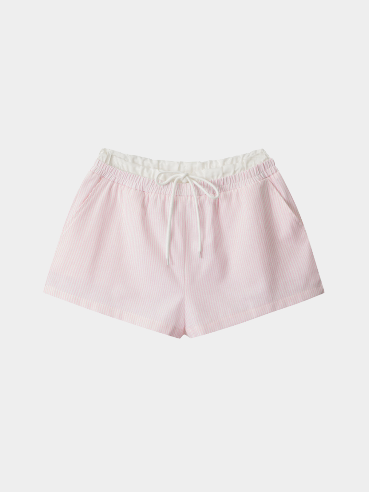 SkyLight - Women's Striped Double-Waist Casual Shorts
