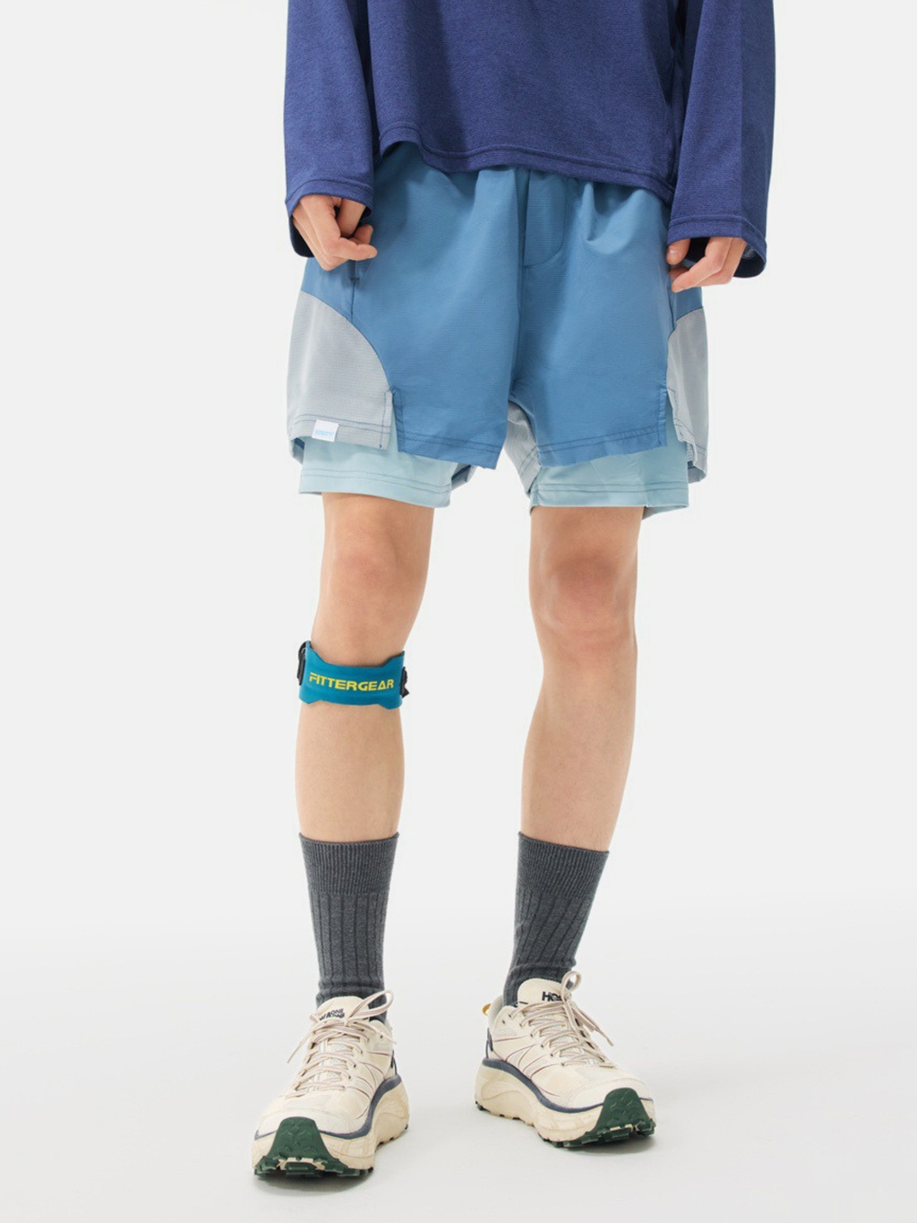 AlpGear - Unisex Quick-Dry 2-in-1 Anti-Exposure Athletic Shorts