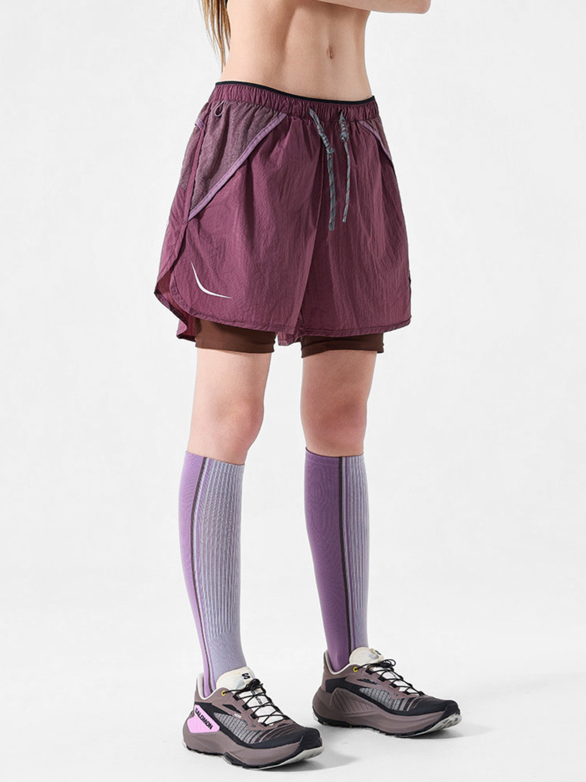 TrailSit - Unisex Quick-Dry 2-in-1 Active Shorts
